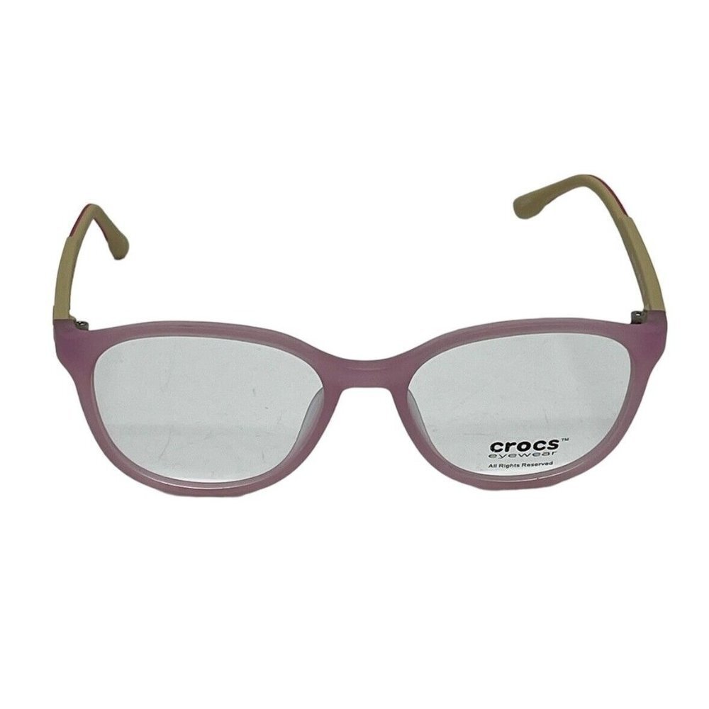 Crocs Eyewear Mod JR 140 Col 10BN 47-16-126 Pink Yellow Kids Junior Eyeglasses